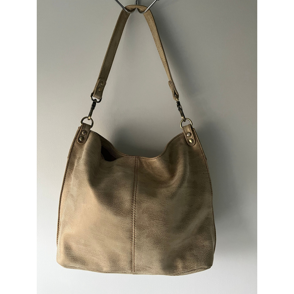 HOBO Tan Leather Shoulder Bag